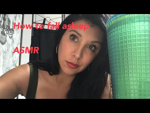 ASMR how to fall asleep/ sleep tips