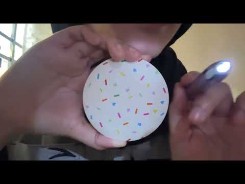 ASMR | Eye color check test (eye doctor roleplay, follow instructions, light triggers)