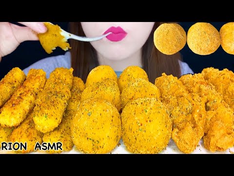 【ASMR】【咀嚼音 】CHESSE BALL CHESSE STICK KFC CRISPY CHICKEN MUKBANG 먹방 食べる音 EATINGSOUNDS NOTALKING