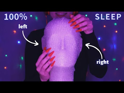 ASMR Binaural Head Mic Scratching😴| INTENSE Head & Scalp Massage for 100% Sleep ( No Talking ) 1H