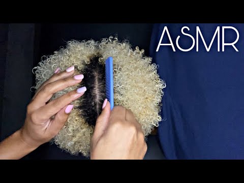 ASMR | Real Person • Afro Hair • Scalp Check • Scalp Massage • Scalp Scratching • Hair Sounds