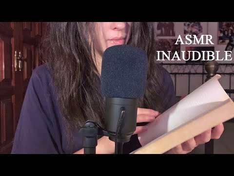 ASMR lectura inaudible para dormir | ASMR en español | Alia ASMR 2020