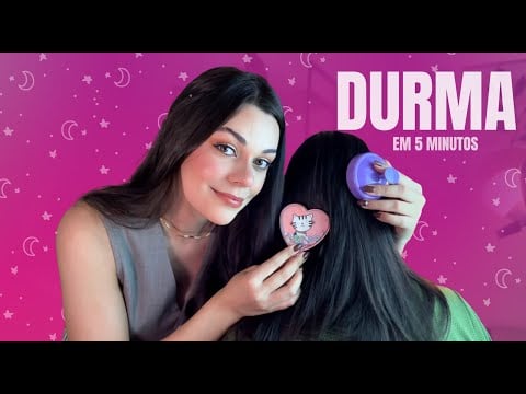 ASMR APLICADO: Massagem No Couro Cabeludo 💆🏻‍♀️😴