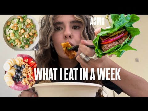 [ASMR] WHAT I EAT IN A WEEK