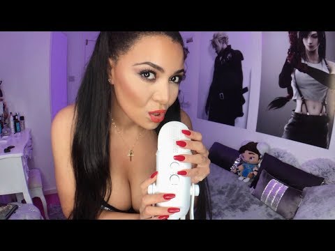 ASMR // INAUDIBLE WHISPERS ♡ UP CLOSE , EAR TO EAR , MOUTH SOUNDS ♡