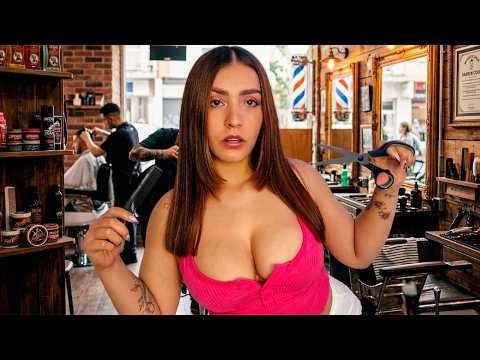 ASMR Barbería💈Corte de Cabello, Afeitado y Diseño de Cejas