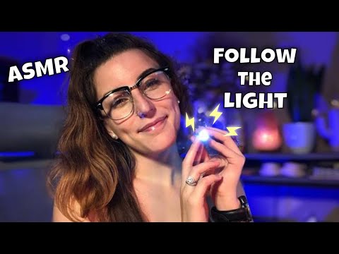 ASMR Eye Exam Light Triggers