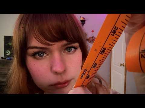 ASMR So, What Are You… (Bone Examination, Measuring, Face Touching, Studying)