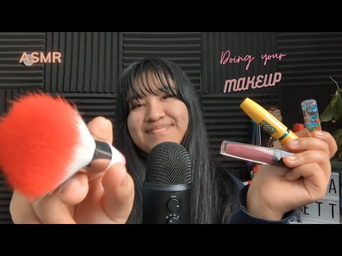 ASMR - Doing Your Makeup With The Wrong Products 😬