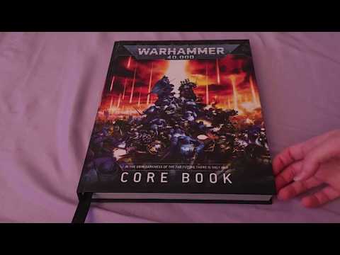 [ASMR] Warhammer 40K Core Book | Soft Spoken Lore, Factions & Page Turning ⚔️📖