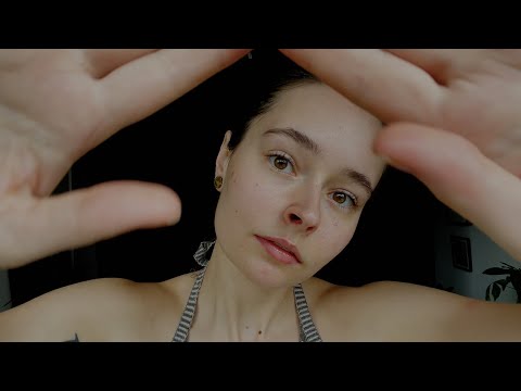 ASMR Gentle Face Touching and Eye Gazing - No Talking