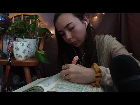 Christian ASMR | No Talking Bible Study | Background Sounds for Sleep and Study