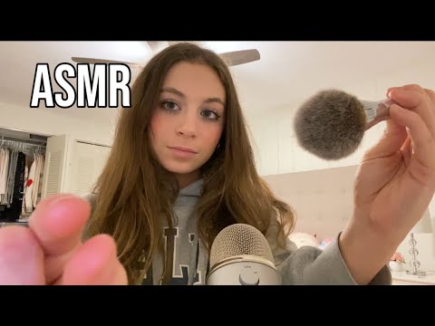 ASMR| plucking and brushing away anxiety