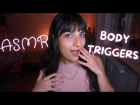 ASMR usando solo il mio CORPO! Body triggers, body scratching, body tapping