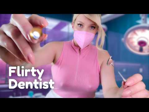 ASMR POV Flirty Dentist Takes Care of You 🦷 Close-Up Dental Exam & Filling