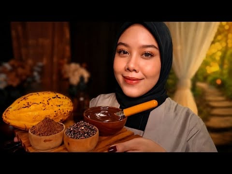 ASMR Luxury Chocolate Spa Hidden in the Forest 🍫🌱 | Relaxing Facial, Skincare & Personal Attention