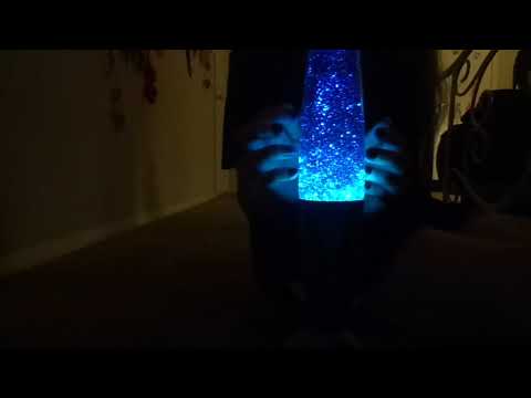 ASMR 💙 GLITTER LAMP TAPPING