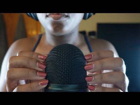 ASMR *TINGLING* Scratching Blue Yeti Microphone
