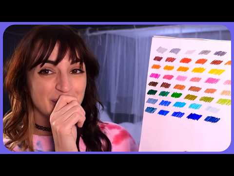 2 Minute ASMR | Pick your blue eye color!