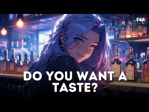 Barmaid Wants You After Work 💜 | Kissing Over the Counter | Spicy | Raspy Voice | Cyberpunk