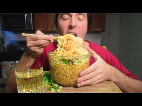 ASMR HUGE SPICY NOODLE FEAST MUKBANG ( Soft Eating Slurping Sounds ) | Nomnomsammieboy