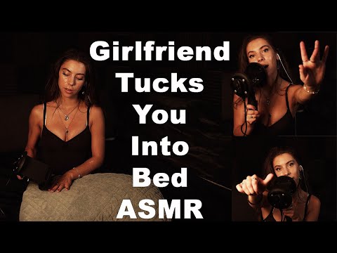 Girlfriend Tucks You Into Sleep - Girlfriend Roleplay ASMR (ASMR) - ! Today's ASMR Tingles !