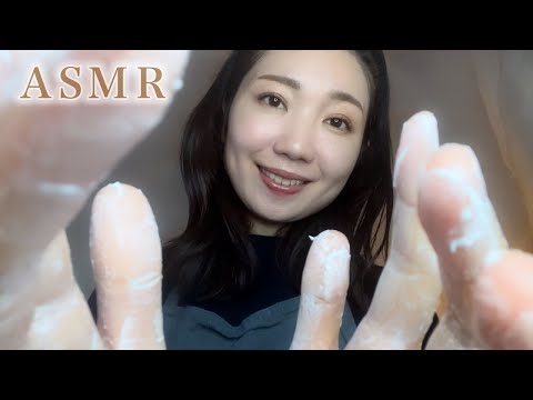 【ASMR】全身脱力。首と耳までケアする丁寧なフェイシャルエステ🌿（超音波・スキンケア・クレンジング・泡・マッサージ・首の凝り・リラックス・睡眠導入）【ロールプレイ】