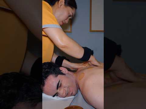 ASMR: INTENSE Back Neck Shoulder Massage for Stress Relief #shorts