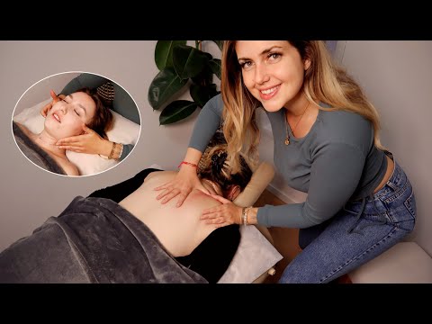 Real Person MASSAGE ASMR | Beruhigende Behandlung zum Einschlafen | Roleplay deutsch