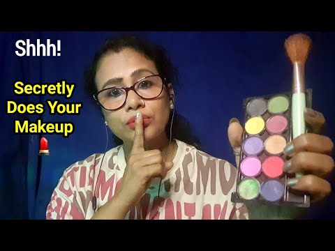 Asmr  Does Your Makeup & Hair while You Asleep 🤫💞 ( roleplay) | AsmrGhosal