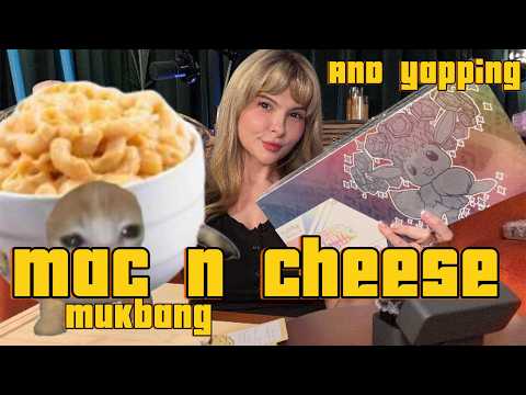 Mac & Cheese Mukbang Q&A 🧀 Answering Your Most Asked Questions + My $200 Pokémon FAIL 😭
