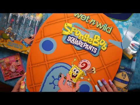 ASMR SpongeBob Squarepants x Wet n Wild Collection Unboxing 2025 🧽🪸🫧🪼
