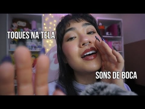 ASMR | Movimentos de Mão que vão te DERRUBAR de SONO (com muito sons de boca e toques na tela)