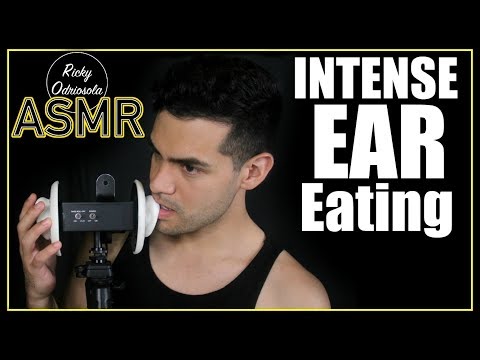 ASMR - Intense Ear Eating | Wet Mouth Sounds (Ear Nibbles, Licking for Sleep & Relaxation)