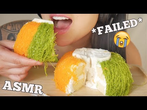 ASMR *FAILED* CAKE FOY TONG THAI DESSERT | SAS-ASMR