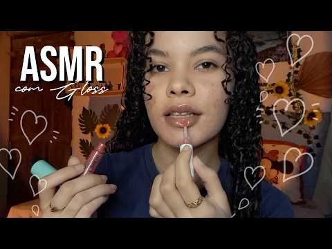 ASMR - SONS DE BOCA MOLHADOS com GLOSS💋💦