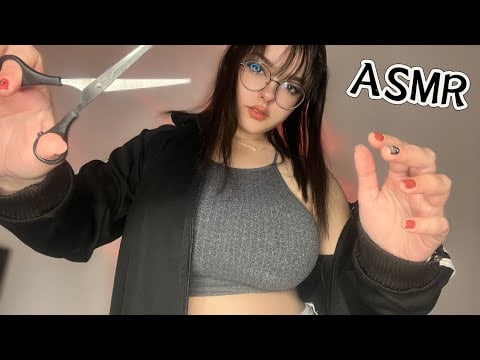 ASMR MAS TU FOI CORTAR O CABELO COM A SUA EX NAMORADA 😳