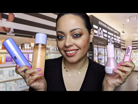 ASMR| Sephora Employee Skincare Consultation & Skincare Application RP (PERSONAL ATTENTION)