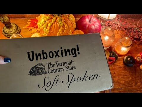 ASMR Vermont Country Store unboxing! (Soft Spoken Version) See what I ordered!