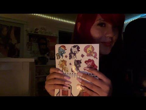 ASMR show and tell (trigger assortment + rambling) 