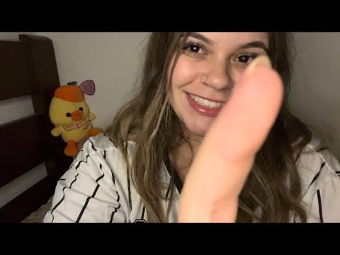ASMR | caseirinho te tocando até você dormir em menos de 10 min 💤 com sons de boca e toques na tela✨