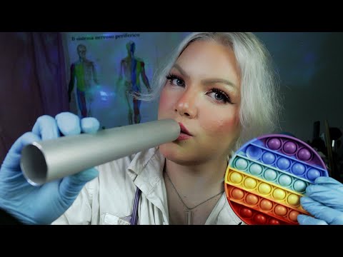 ASMR Fastest Roleplays Meshup 🩺Medical, Hearing Tests, Scalp Check, Eye Doctor, Measuring #shorts