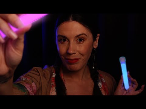Soothing Light Treatment | ASMR Light Triggers with Glow Sticks