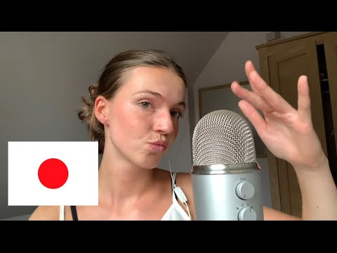 ASMR trying to speak japanese🇯🇵