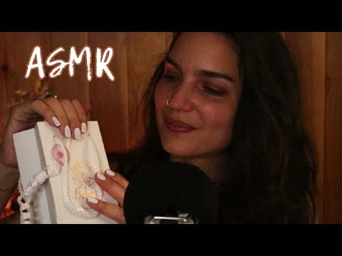 ASMR * Unboxing cadeau 10 ans de mariage + histoire de mes bijoux