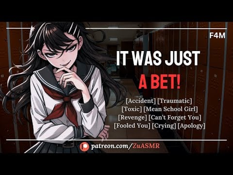 mean school girl places a bet, then falls for you - FULL SERIES |F4M| enemies to lovers| toxic| ASMR