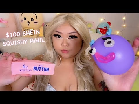 ASMR SQUISHY HAUL BUT I HAVE NO SELF CONTROL (i broke one)