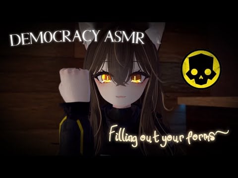 Your Democracy Officer Reviews Your Forms Undemocratically Slow | HELLDIVERS ASMR | VRChat 3Dio ASMR