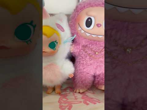 LABUBU VS BABY MOLLY POCKET FRIENDS🥰#labubu #babymolly #popmart