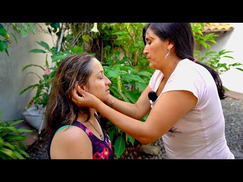 ASMR Massage with Neck Cracking & Spiritual Cleansing (Limpia Espiritual Pembersihan) Doña Esperanza
